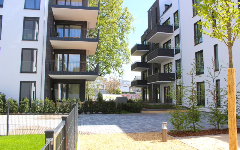 BAUTRÄGERVERTRIEB OFFENBACH  -                                                                                                          WOHNANLAGE "LU-WESTEND LEBEN"