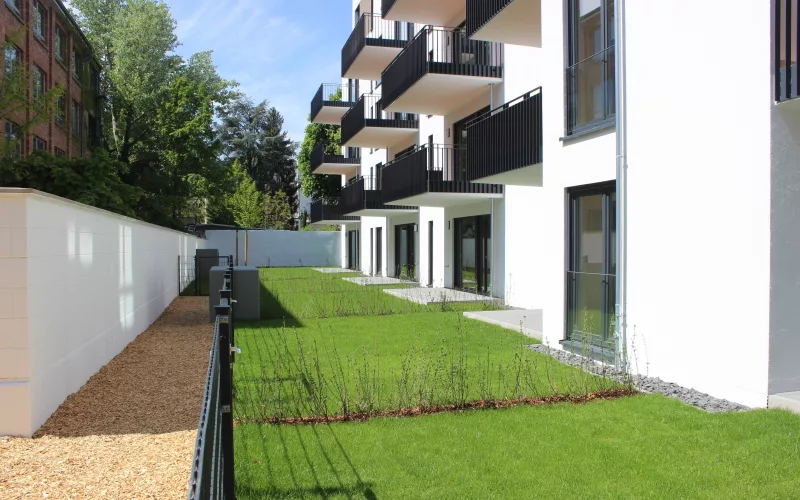 BAUTRÄGERVERTRIEB OFFENBACH  -                                                                                                          WOHNANLAGE "LU-WESTEND LEBEN"