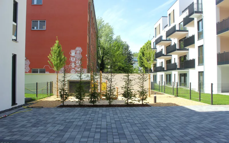 BAUTRÄGERVERTRIEB OFFENBACH  -                                                                                                          WOHNANLAGE "LU-WESTEND LEBEN"