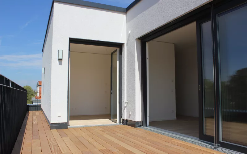 BAUTRÄGERVERTRIEB OFFENBACH  -                                                                                                          WOHNANLAGE "LU-WESTEND LEBEN"